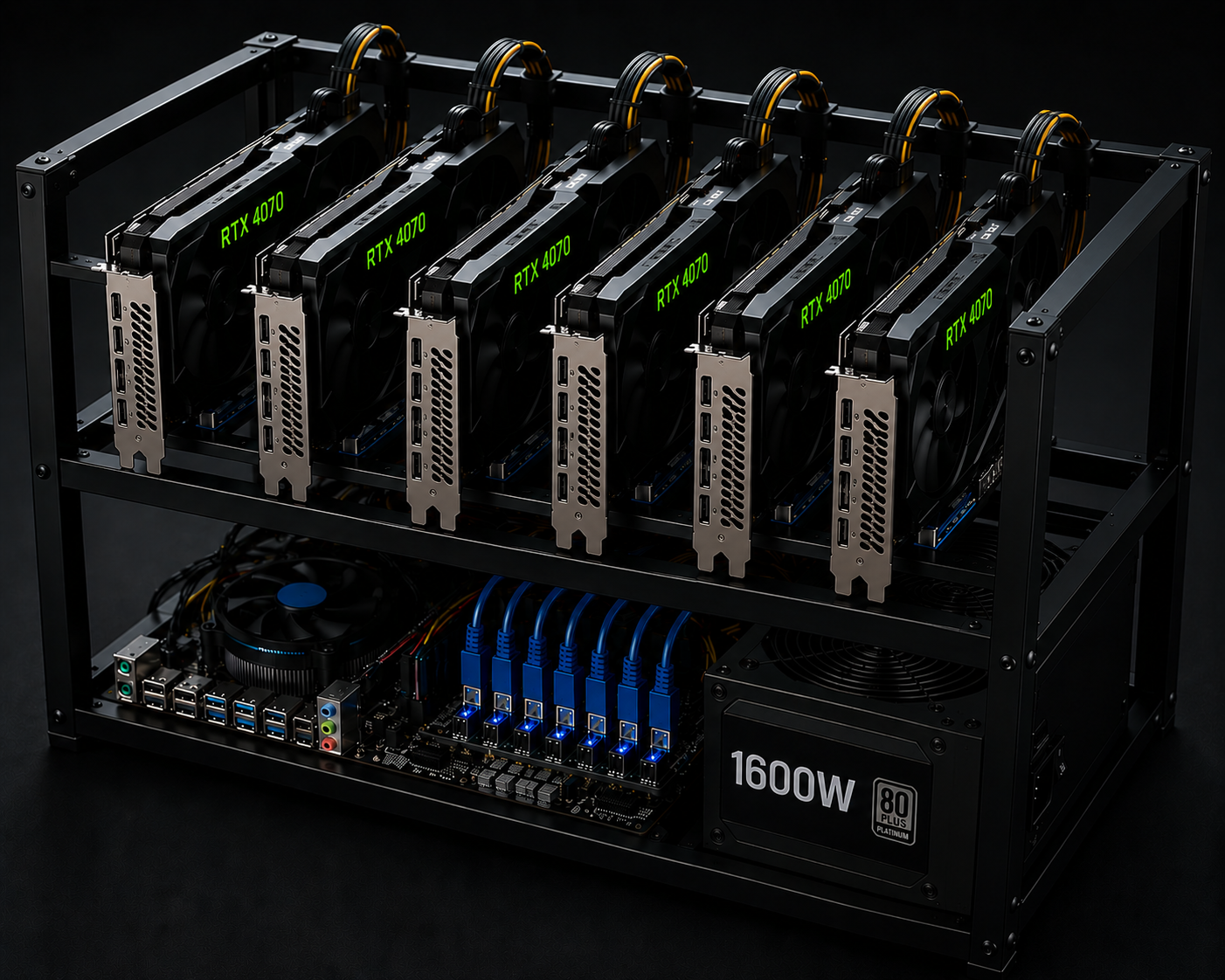 Rig RTX 4070 x6